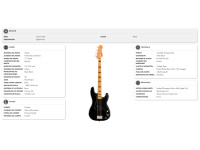 Fender Squier CV 70s P Bass MN BK Fender Squier CV 70s P Bass MN BK